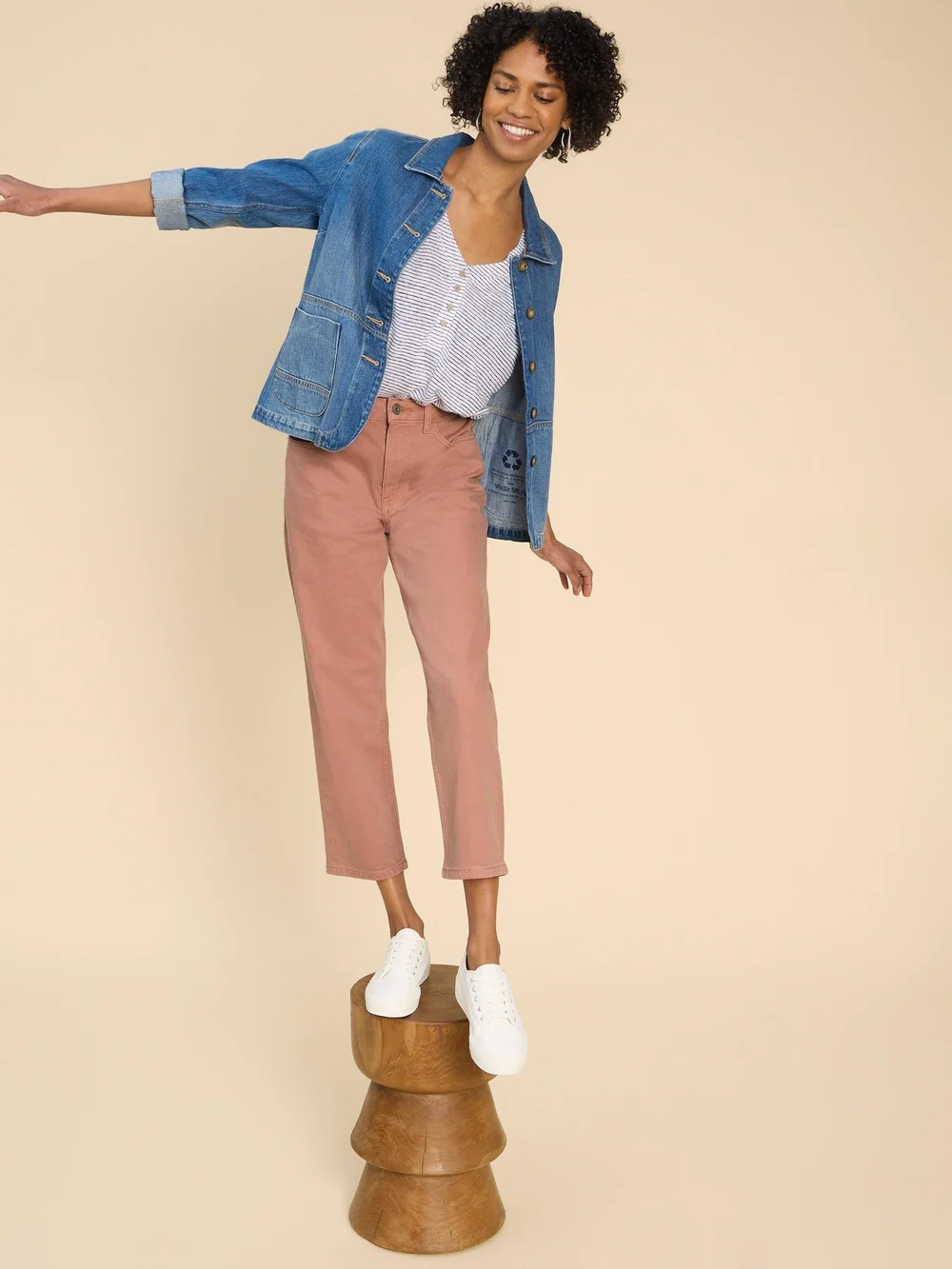 Charlie 7/8-Jeans mit geradem Bein - Dus Pink - 52 Bild 1