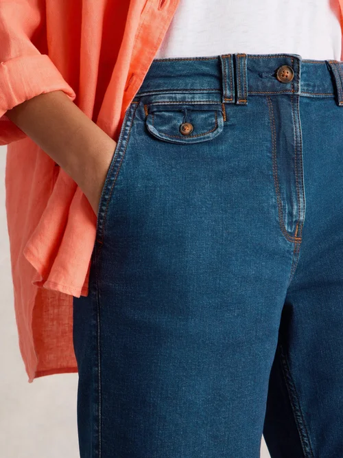 Hayley Jeansshorts - Mid Denim - 52 Bild 3