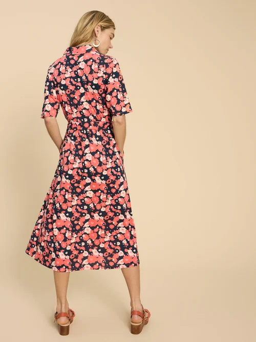 Ava Jerseykleid - Red Pr - 52/R Bild 4