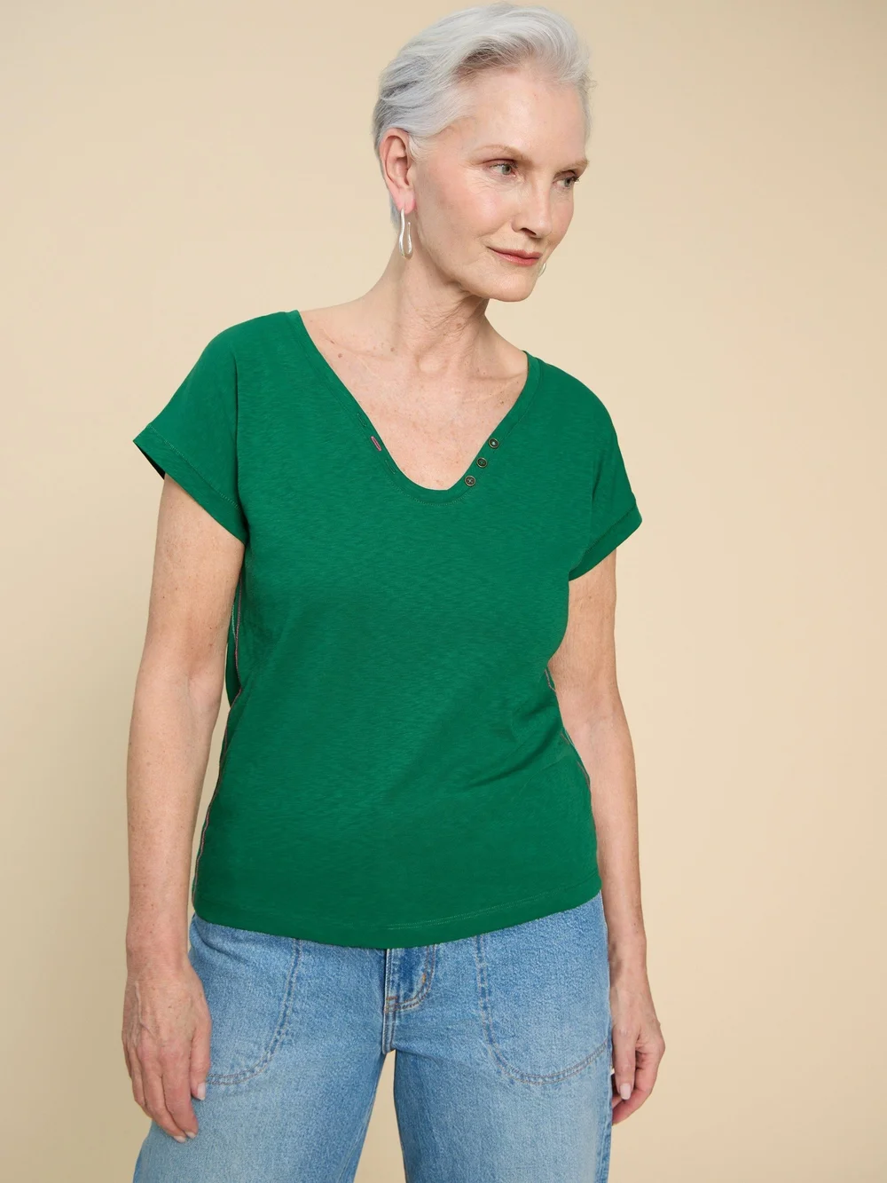 Nikki T-Shirt - Mid Green - 52 Bild 1
