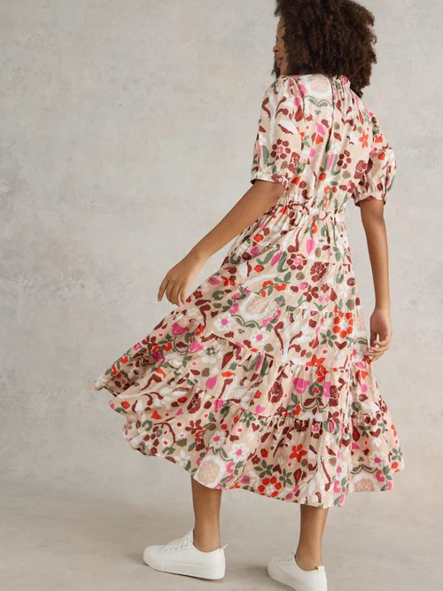 Elle Gestuftes Kleid - Nat Pr - 52/R Bild 4