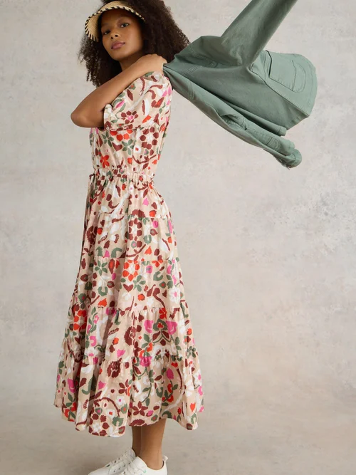 Elle Gestuftes Kleid - Nat Pr - 52/R Bild 1