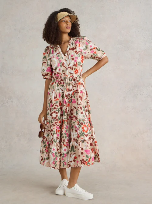 Elle Gestuftes Kleid - Nat Pr - 52/R Bild 3