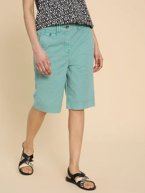 Shorts Hayley aus Bio-Baumwolle - Mid Teal - 52/S Bild 3