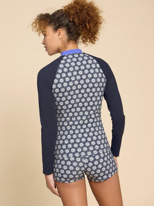 Bay Schwimmshirt - Navy Multi - 50 Bild 4