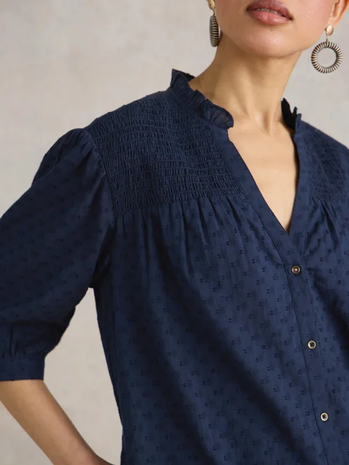 Deeba Tunika aus Bio-Baumwolle - Dark Navy - 52/R Bild 2