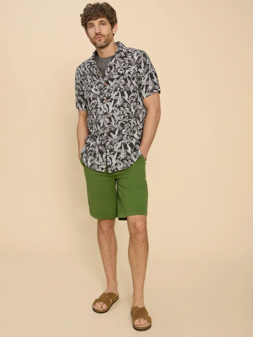 Chino-Shorts aus Bio-Baumwolle - Brt Green - 40/R Bild 1