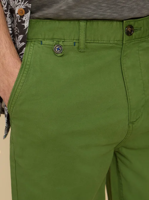 Chino-Shorts aus Bio-Baumwolle - Brt Green - 40/R Bild 3