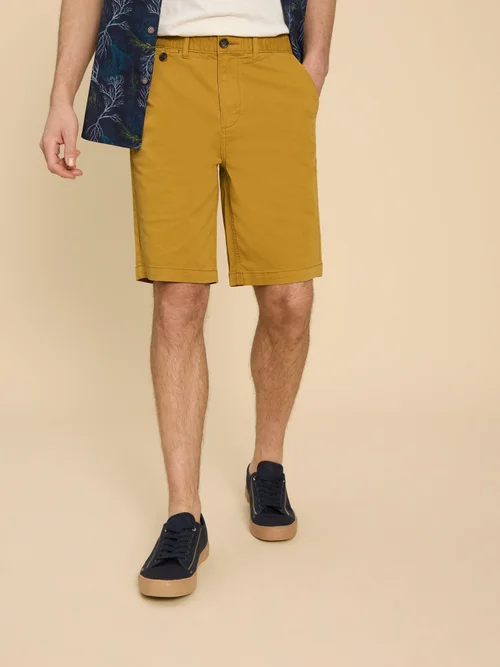Chino-Shorts aus Bio-Baumwolle - Dp Yellow - 40/R Bild 3