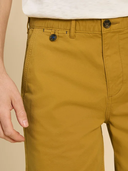 Chino-Shorts aus Bio-Baumwolle - Dp Yellow - 40/R Bild 2