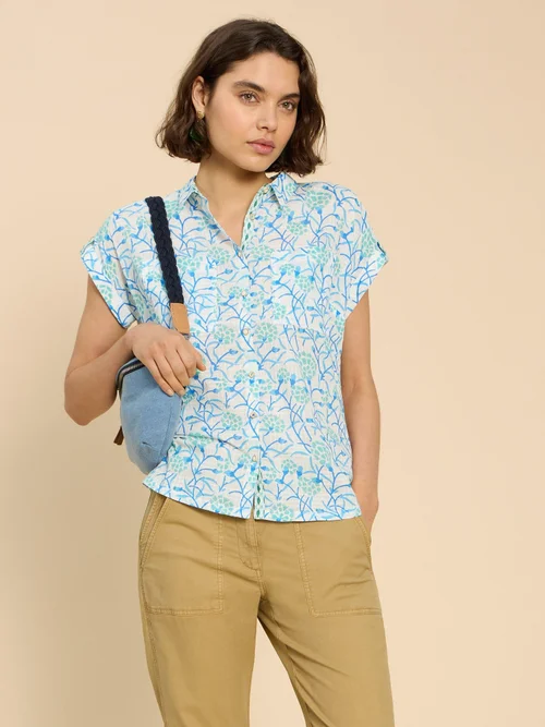 Bluse Ellie aus Bio-Baumwolle - Ivory Pr - 52 Bild 2