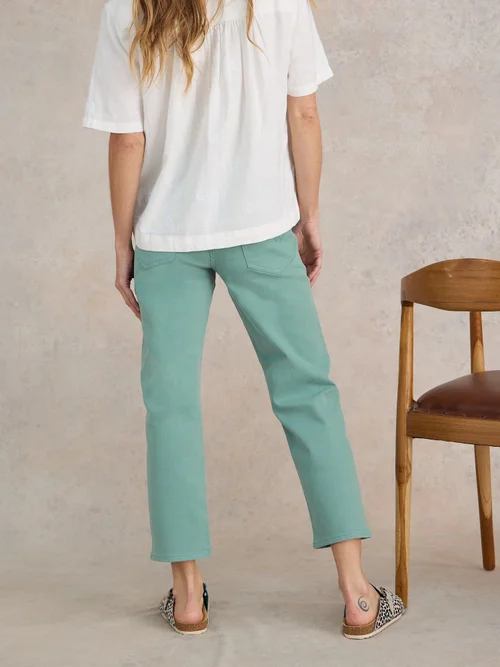 7/8-Jeans Blake mit geradem Bein - Mid Teal - 52/R Bild 4