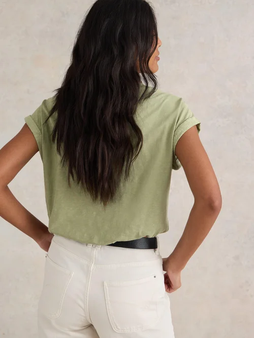 Beth Bluse aus Jersey-Mix - Dus Green - 52 Bild 4