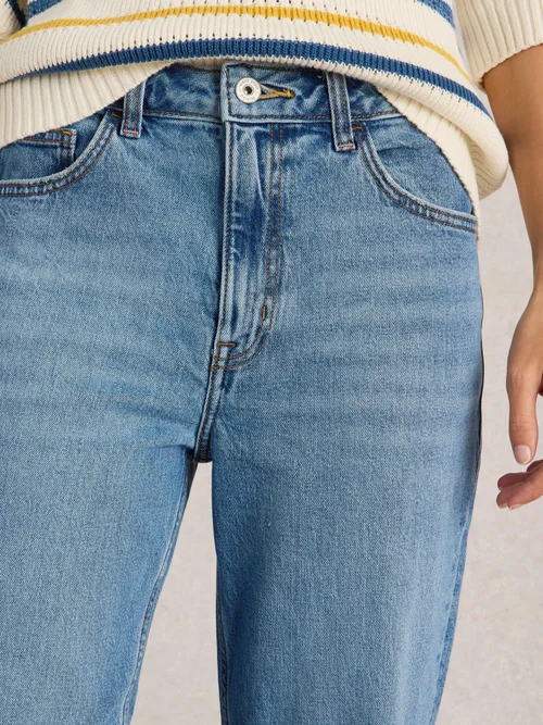 Charlie 7/8-Jeans mit geradem Bein - Mid Denim - 52 Bild 3