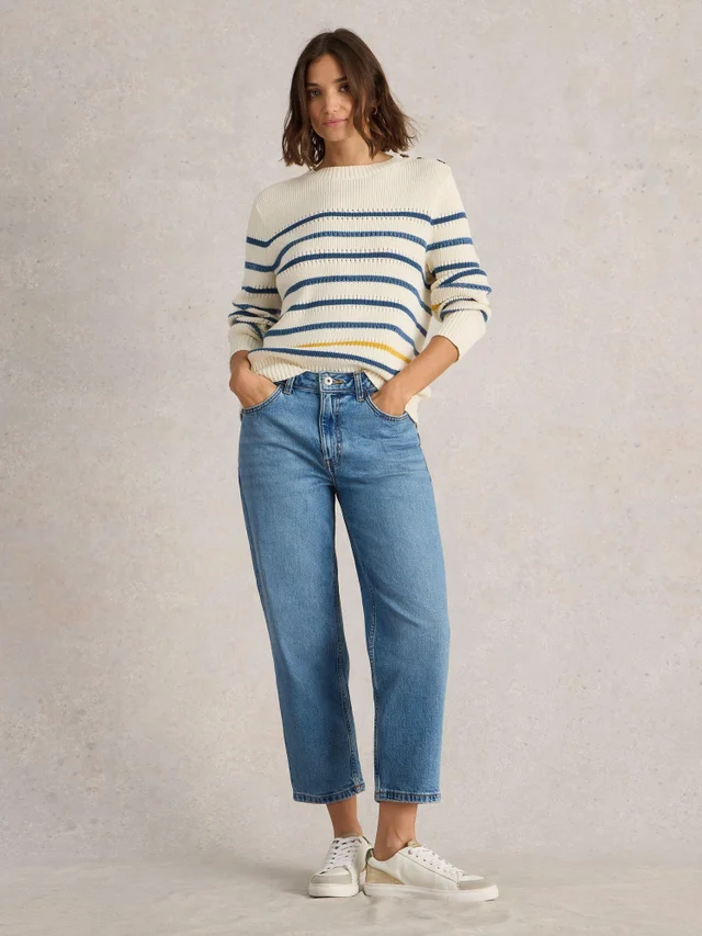 Charlie 7/8-Jeans mit geradem Bein