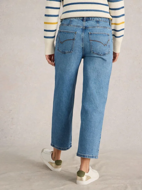Charlie 7/8-Jeans mit geradem Bein - Mid Denim - 52 Bild 4