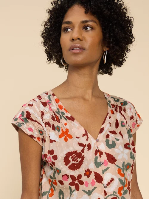 Ärmellose Bluse Rae aus Bio-Baumwolle - Nat Pr - 52 Bild 3