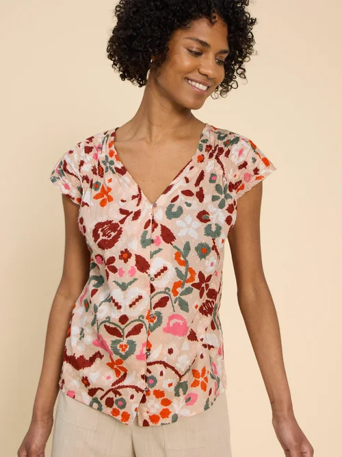 Ärmellose Bluse Rae aus Bio-Baumwolle - Nat Pr - 52 Bild 1