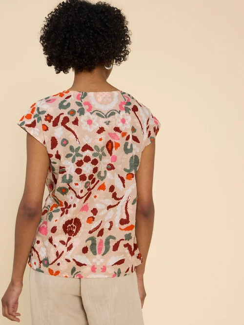 Ärmellose Bluse Rae aus Bio-Baumwolle - Nat Pr - 52 Bild 4