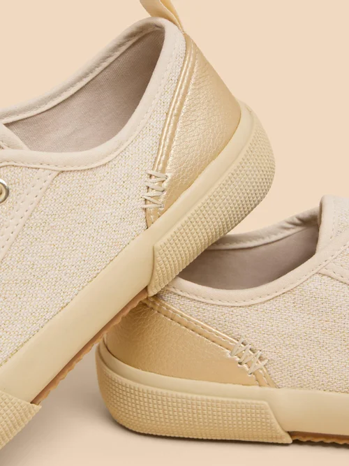 Pippa Stoffturnschuhe - Lgt Nat - 41 Bild 4