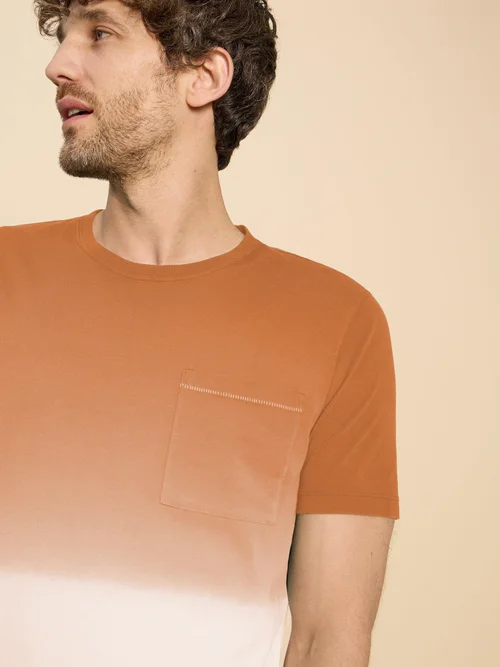 Abersoch T-Shirt Tauchbatik - Orange Mlt - XXXL Bild 2