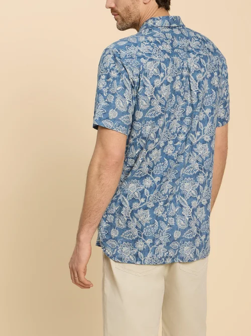 Hemd mit Paisley-Print - Blue Pr - XXXL Bild 4