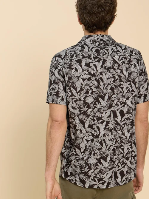 Hemd mit Affenprint - Blk Pr - XXXL Bild 4