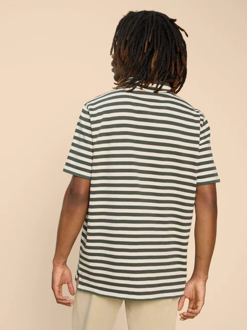 Gestreiftes Jerseyhemd - Green Mlt - XXXL Bild 4