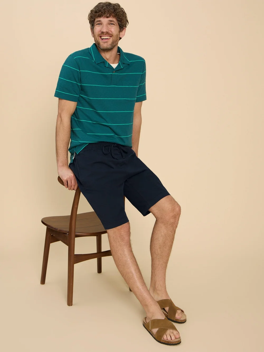 Palmer Shorts mit Kordelzug - Dark Navy - 40/R Bild 1
