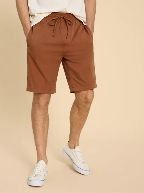 Palmer Shorts mit Kordelzug - Mid Brown - 38/R Bild 3