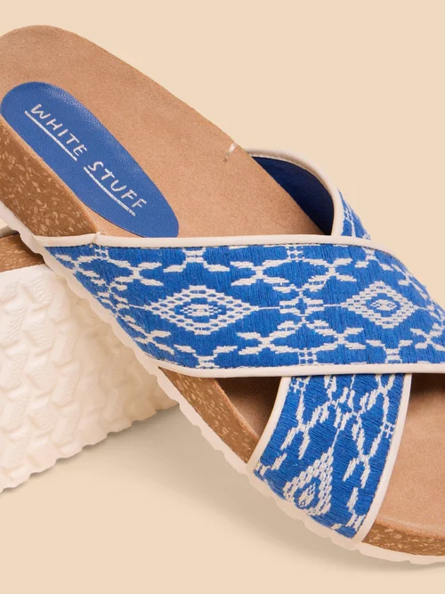 Poppy Sandalen mit Fußbett - Blue Mlt - 41 Bild 4