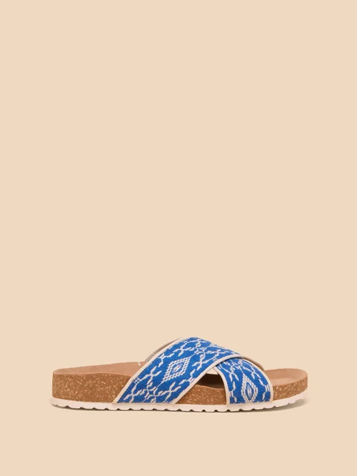 Poppy Sandalen mit Fußbett - Blue Mlt - 37 Bild 1
