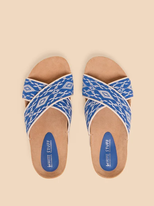 Poppy Sandalen mit Fußbett - Blue Mlt - 41 Bild 3
