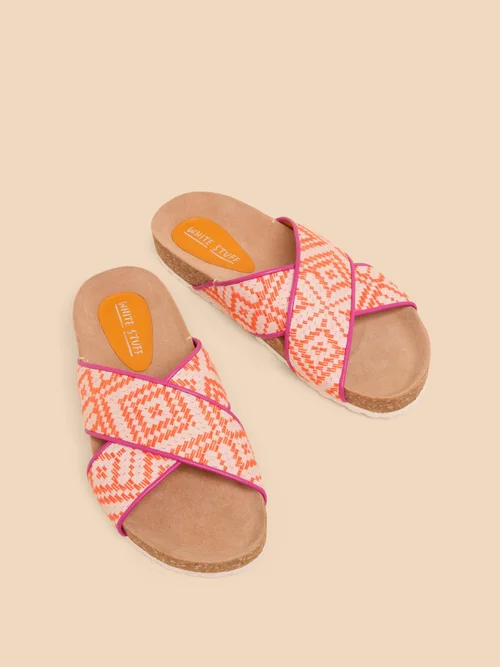Poppy Sandalen mit Fußbett - Orange Mlt - 41 Bild 2