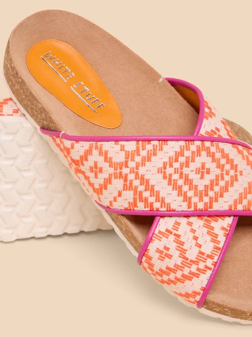 Poppy Sandalen mit Fußbett - Orange Mlt - 41 Bild 4