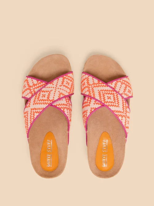 Poppy Sandalen mit Fußbett - Orange Mlt - 41 Bild 3
