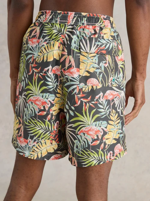 Flamingo Schwimmshorts - Blk Pr - XXXL Bild 4