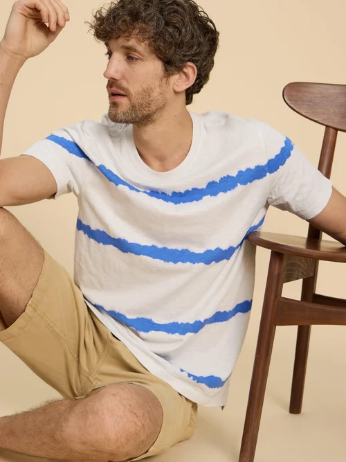 Batik T-Shirt - White Mlt - S Bild 1