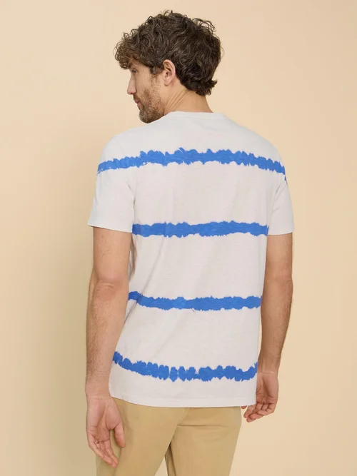 Batik T-Shirt - White Mlt - XXXL Bild 4