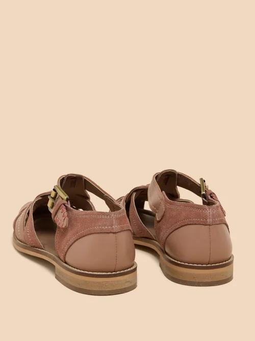 Fischersandalen aus Leder - Lgt Pink - 41 Bild 3
