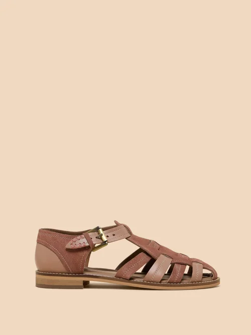 Fischersandalen aus Leder - Lgt Pink - 41 Bild 1