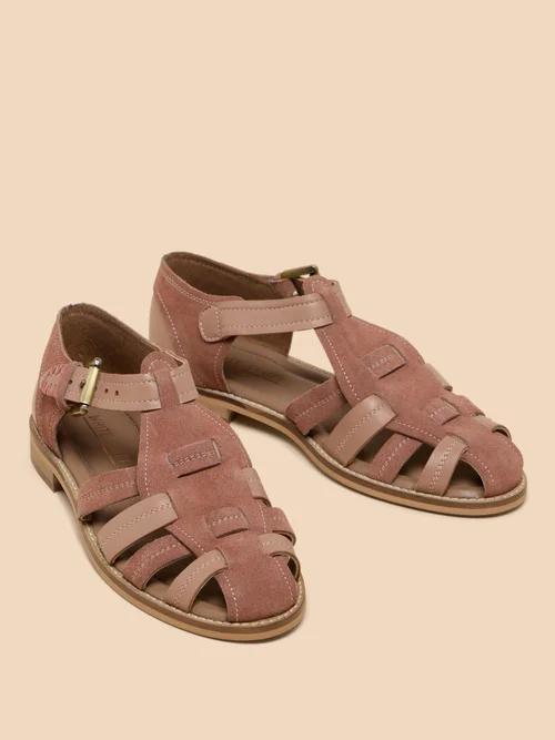 Fischersandalen aus Leder - Lgt Pink - 41 Bild 2