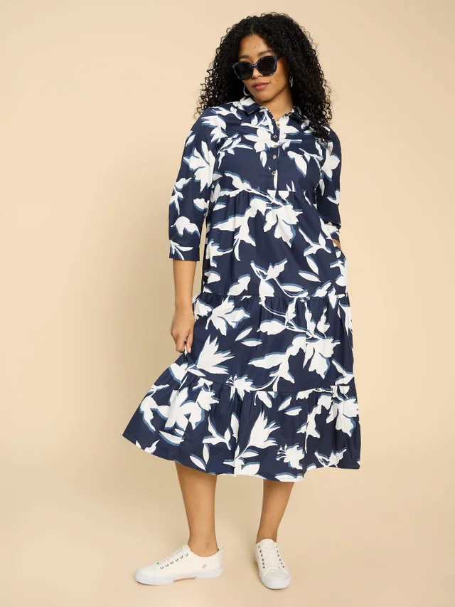 Gestuftes Blusenkleid Mayra