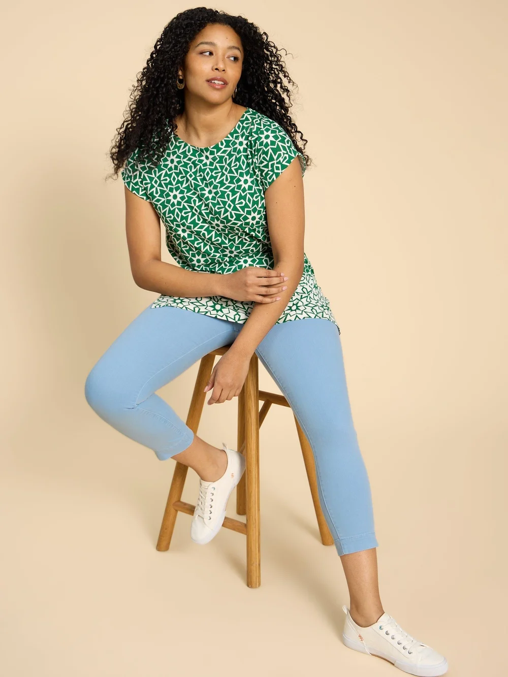 Knöchellange Jegging Janey - Mid Blue - 52/R Bild 1