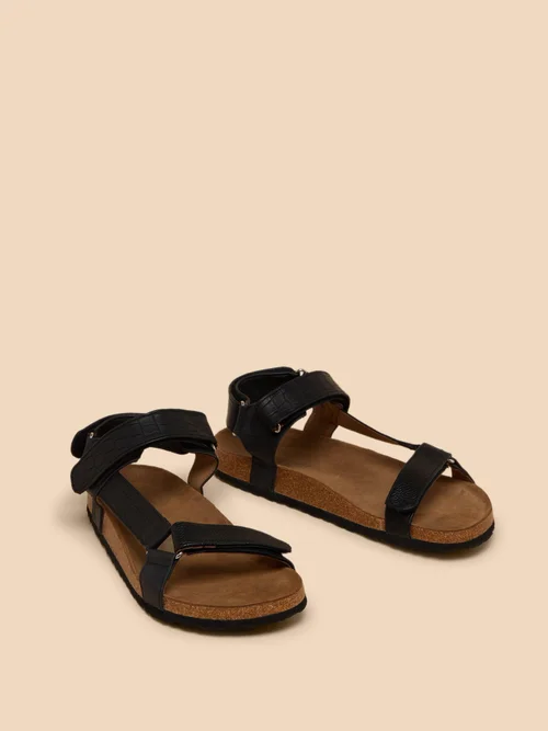 Trekking Sandalen mit Fußbett - Pure Blk - 41 Bild 3