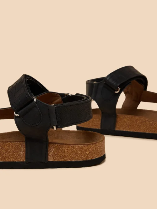 Trekking Sandalen mit Fußbett - Pure Blk - 41 Bild 4