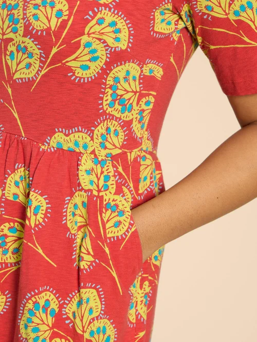 Thea Jerseykleid - Red Pr - 52 Bild 3