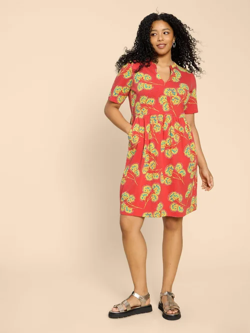 Thea Jerseykleid - Red Pr - 52 Bild 2