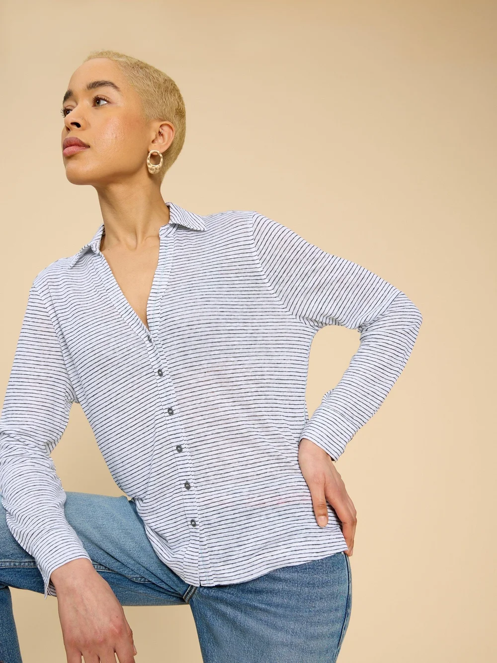 Charlie Bluse - Ivory Mlt - 52 Bild 1