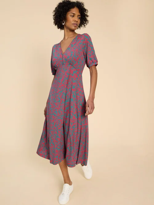 Megan Jerseykleid - Pink Pr - 52/R Bild 3